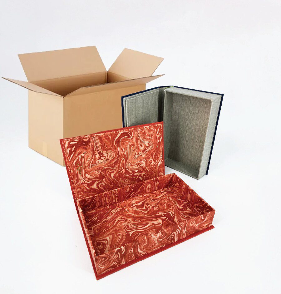 boites en cartons sur mesure et boites à livres